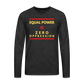 Men's Premium Long Sleeve T - Sym-Red-Yellow - charcoal grey