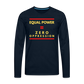 Men's Premium Long Sleeve T - Sym-Red-Yellow - deep navy