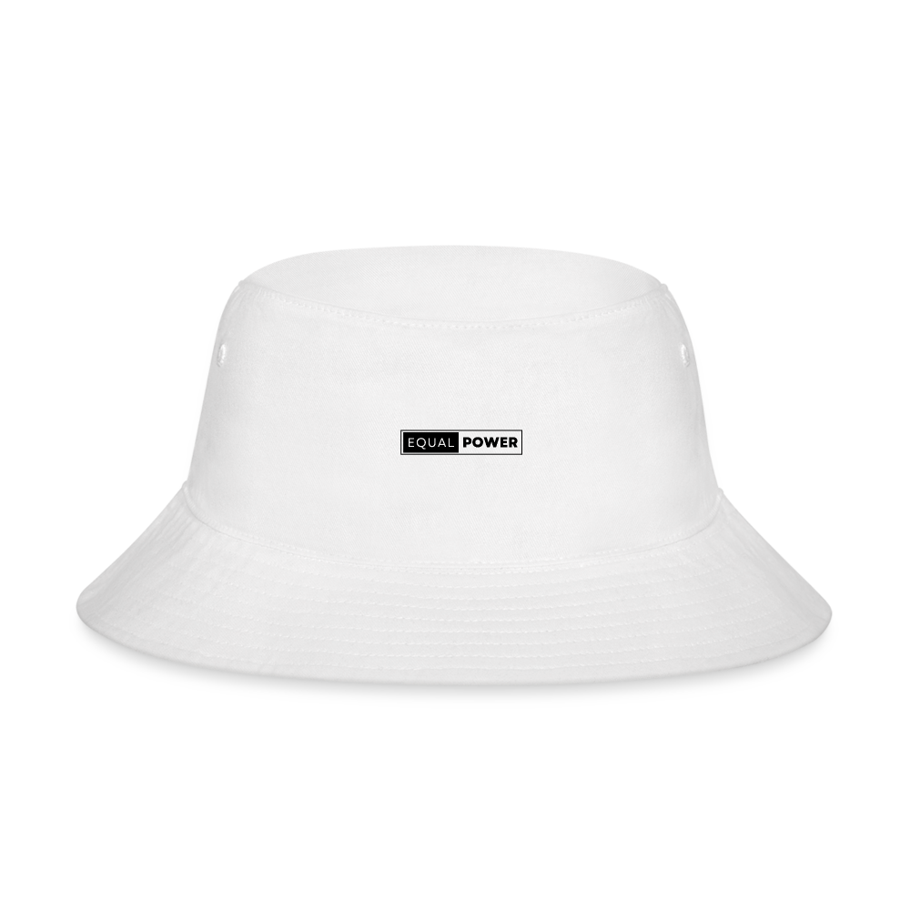 Equal Power Bucket Hat - EP-Black - white