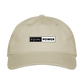 Equal Power Organic Baseball Cap - EP-Black - khaki
