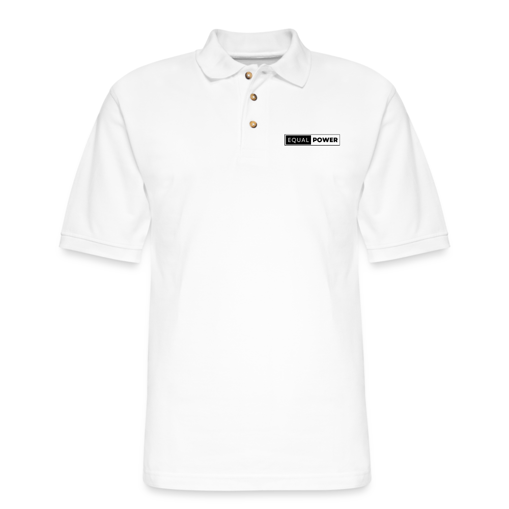 Equal Power Polo Shirt - Men - EP-Black - white