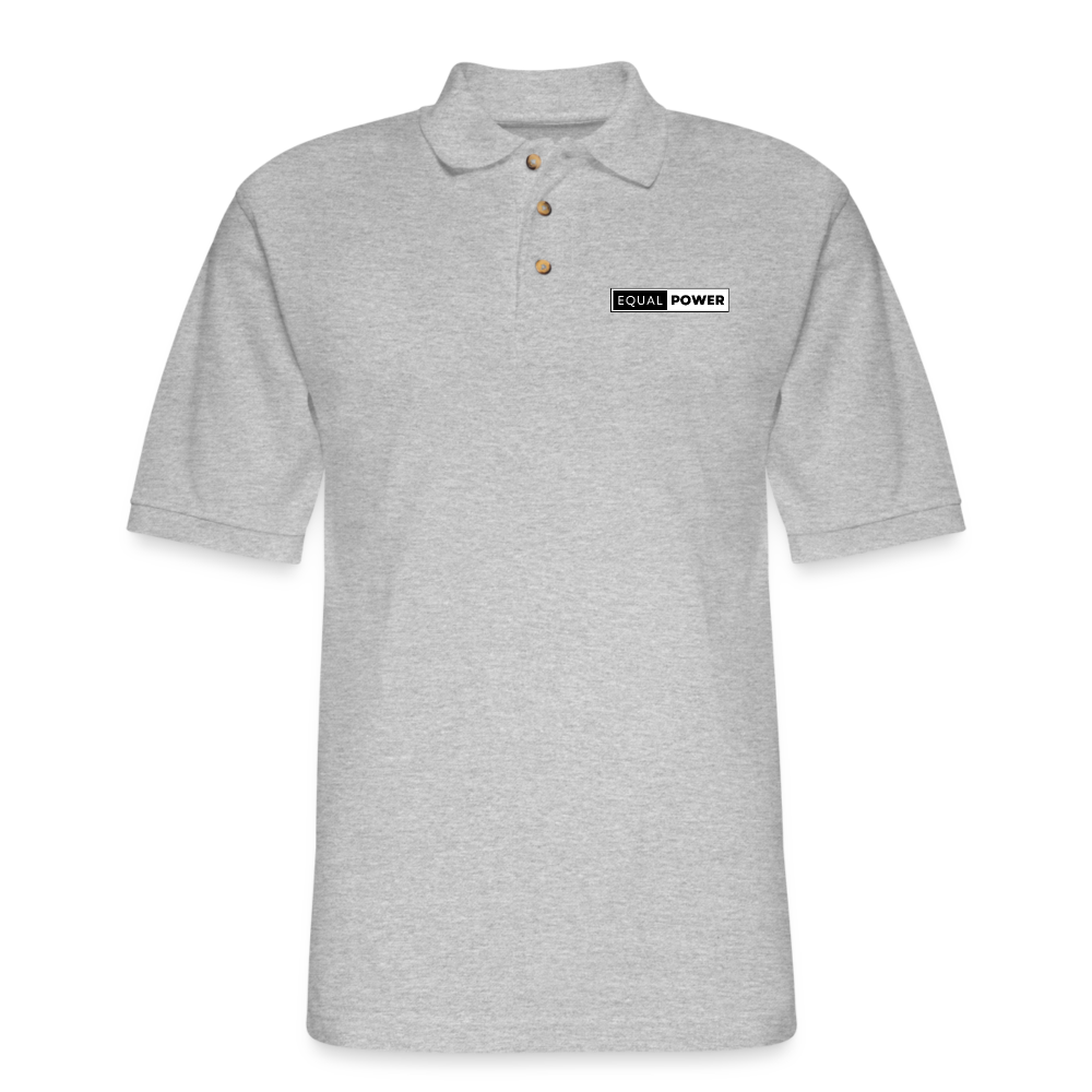 Equal Power Polo Shirt - Men - EP-Black - heather gray