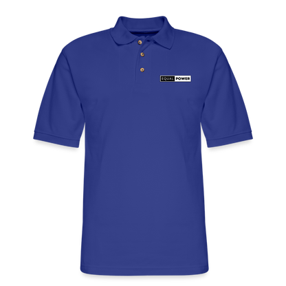 Equal Power Polo Shirt - Men - EP-Black - royal blue