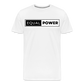 Equal Power T-Shirt - Men Short Sleeve - EP-Black - white