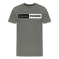 Equal Power T-Shirt - Men Short Sleeve - EP-Black - asphalt gray