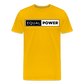 Equal Power T-Shirt - Men Short Sleeve - EP-Black - sun yellow