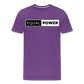 Equal Power T-Shirt - Men Short Sleeve - EP-Black - purple
