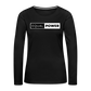 Equal Power T-Shirt - Women Long Sleeve - EP-Black - black
