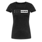 Equal Power T-Shirt - Women Short Sleeve - EP-Black - charcoal grey