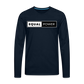 Equal Power T-Shirt - Men Long Sleeve - EP-White - deep navy