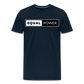 Equal Power T-Shirt - Men Short Sleeve - EP-White - deep navy