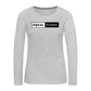 Equal Power T-Shirt - Women Long Sleeve - EP-White - heather gray