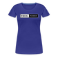 Equal Power T-Shirt - Women Short Sleeve - EP-White - royal blue