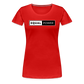 Equal Power T-Shirt - Women Short Sleeve - EP-White - red