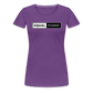 Equal Power T-Shirt - Women Short Sleeve - EP-White - purple