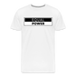 Equal Power T-Shirt - Men Short Sleeve - EPV-Black - white