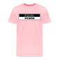 Equal Power T-Shirt - Men Short Sleeve - EPV-Black - pink