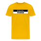 Equal Power T-Shirt - Men Short Sleeve - EPV-Black - sun yellow