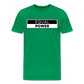 Equal Power T-Shirt - Men Short Sleeve - EPV-Black - kelly green
