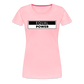 Equal Power T-Shirt - Women Short Sleeve - EPV-Black - pink