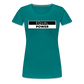 Equal Power T-Shirt - Women Short Sleeve - EPV-Black - teal