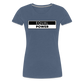 Equal Power T-Shirt - Women Short Sleeve - EPV-Black - heather blue