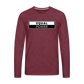 Equal Power T-Shirt - Men Long Sleeve - EPV-White - heather burgundy