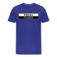 Equal Power T-Shirt - Men Short Sleeve - EPV-White - royal blue