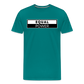Equal Power T-Shirt - Men Short Sleeve - EPV-White - teal