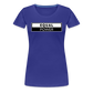 Equal Power T-Shirt - Women Short Sleeve - EPV-White - royal blue