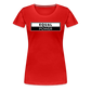 Equal Power T-Shirt - Women Short Sleeve - EPV-White - red