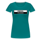 Equal Power T-Shirt - Women Short Sleeve - EPV-White - teal