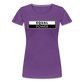 Equal Power T-Shirt - Women Short Sleeve - EPV-White - purple