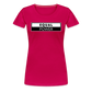 Equal Power T-Shirt - Women Short Sleeve - EPV-White - dark pink