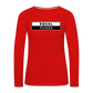 Equal Power T-Shirt - Women Long Sleeve - EPV-White - red