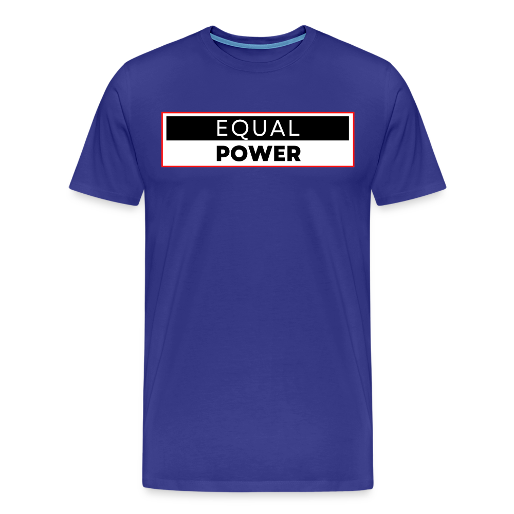 Equal Power T-Shirt - Men Short Sleeve - EPV-Red - royal blue