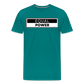 Equal Power T-Shirt - Men Short Sleeve - EPV-Red - teal