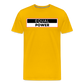 Equal Power T-Shirt - Men Short Sleeve - EPV-Red - sun yellow