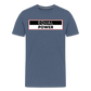 Equal Power T-Shirt - Men Short Sleeve - EPV-Red - heather blue