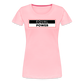 Equal Power T-Shirt - Women Short Sleeve - EPV-Red - pink