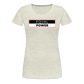 Equal Power T-Shirt - Women Short Sleeve - EPV-Red - heather oatmeal