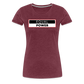 Equal Power T-Shirt - Women Short Sleeve - EPV-Red - heather burgundy