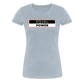 Equal Power T-Shirt - Women Short Sleeve - EPV-Red - heather ice blue