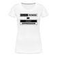 Equal Power T-Shirt - Women Short Sleeve - EPZ-Black - white