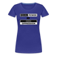 Equal Power T-Shirt - Women Short Sleeve - EPZ-Black - royal blue