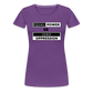 Equal Power T-Shirt - Women Short Sleeve - EPZ-Black - purple