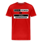 Equal Power T-Shirt - Men Short Sleeve - EPZ-Black - red