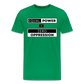 Equal Power T-Shirt - Men Short Sleeve - EPZ-Black - kelly green