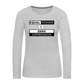 Equal Power T-Shirt - Women Long Sleeve - EPZ-White - heather gray
