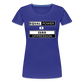 Equal Power T-Shirt - Women Short Sleeve - EPZ-White - royal blue